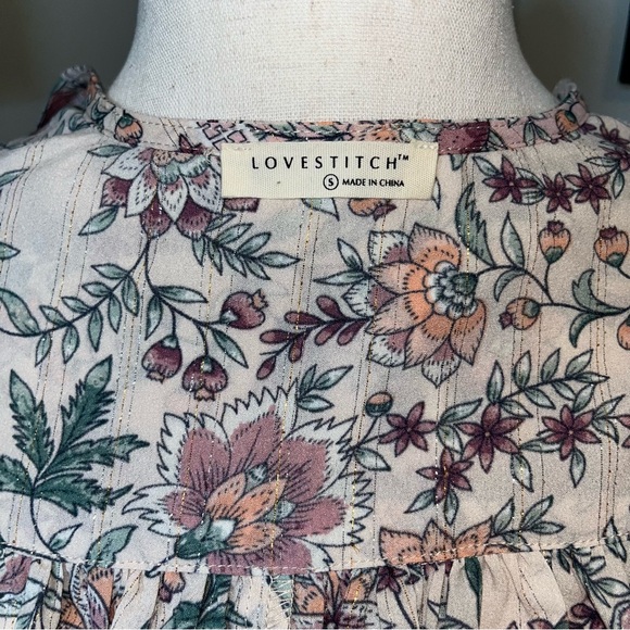 ๐ LoveStitch Surplice Boho Blouse - Picture 11 of 14